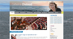 Desktop Screenshot of catherinechabaud.fr